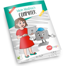 Malbuch Computer