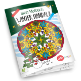 Malbuch WINTER MANDALA